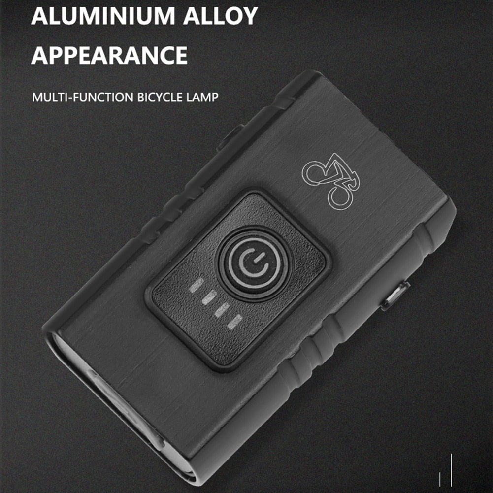 LED Bicycle Light 10W 800LM USB Rechargeable Power Display Mountain Road Bike Front Lamp Flashlight Cycling Equipment