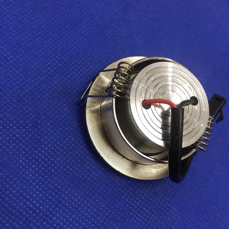 LED Downlights 10pcs/lot Small Recessed Downlights 52mm LED Light Fixtures Round Black COB 3W + Driver 3000k-6000K White