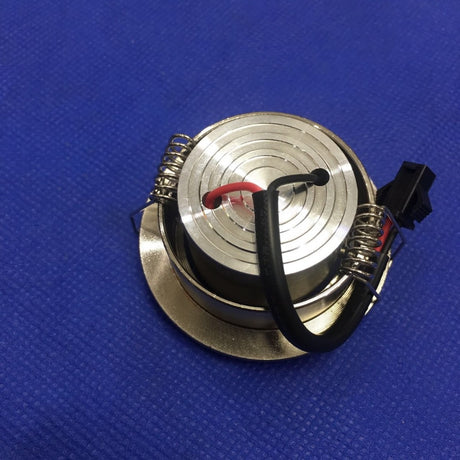 LED Downlights 10pcs/lot Small Recessed Downlights 52mm LED Light Fixtures Round Black COB 3W + Driver 3000k-6000K White