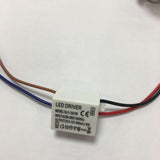 LED Downlights 10pcs/lot Small Recessed Downlights 52mm LED Light Fixtures Round Black COB 3W + Driver 3000k-6000K White