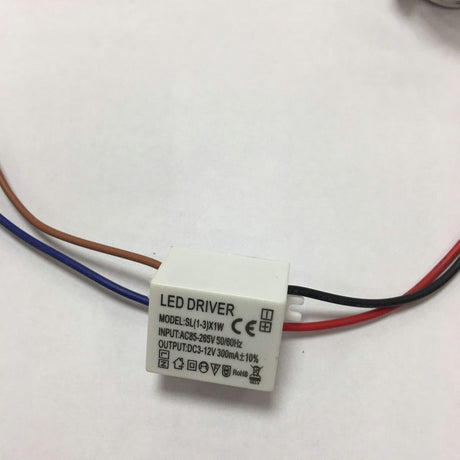 LED Downlights 10pcs/lot Small Recessed Downlights 52mm LED Light Fixtures Round Black COB 3W + Driver 3000k-6000K White