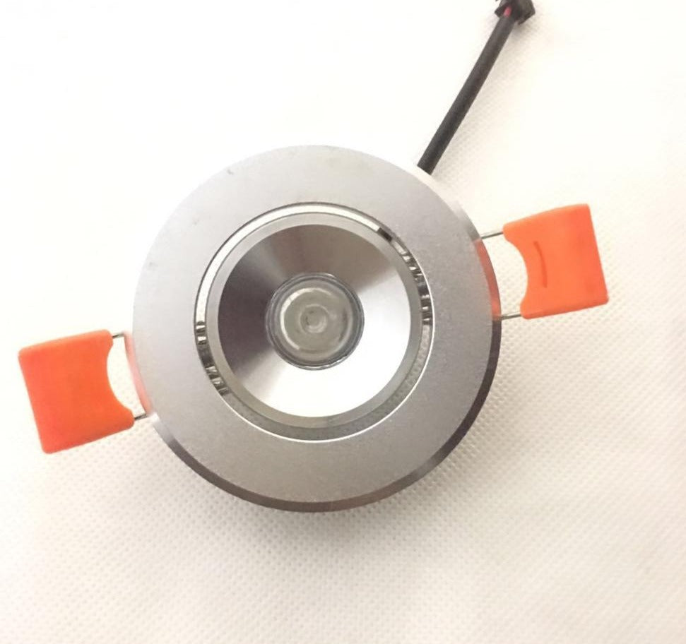  Led 10pcs/lot 68mm Downlight Lamp 3W 230V Ceiling Recessed Downlights Round Panel Light