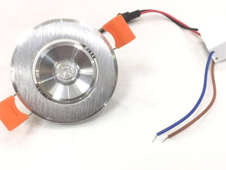  Led 10pcs/lot 68mm Downlight Lamp 3W 230V Ceiling Recessed Downlights Round Panel Light