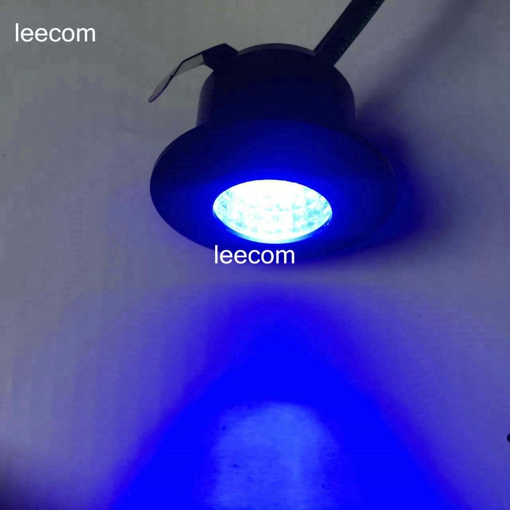 LED Downlight 20pcs/lot diameter 40mm cob red Led Cabinet white mini Spot light 3W Include Led Driver AC85-265V 30mm*30mm Mini downlight