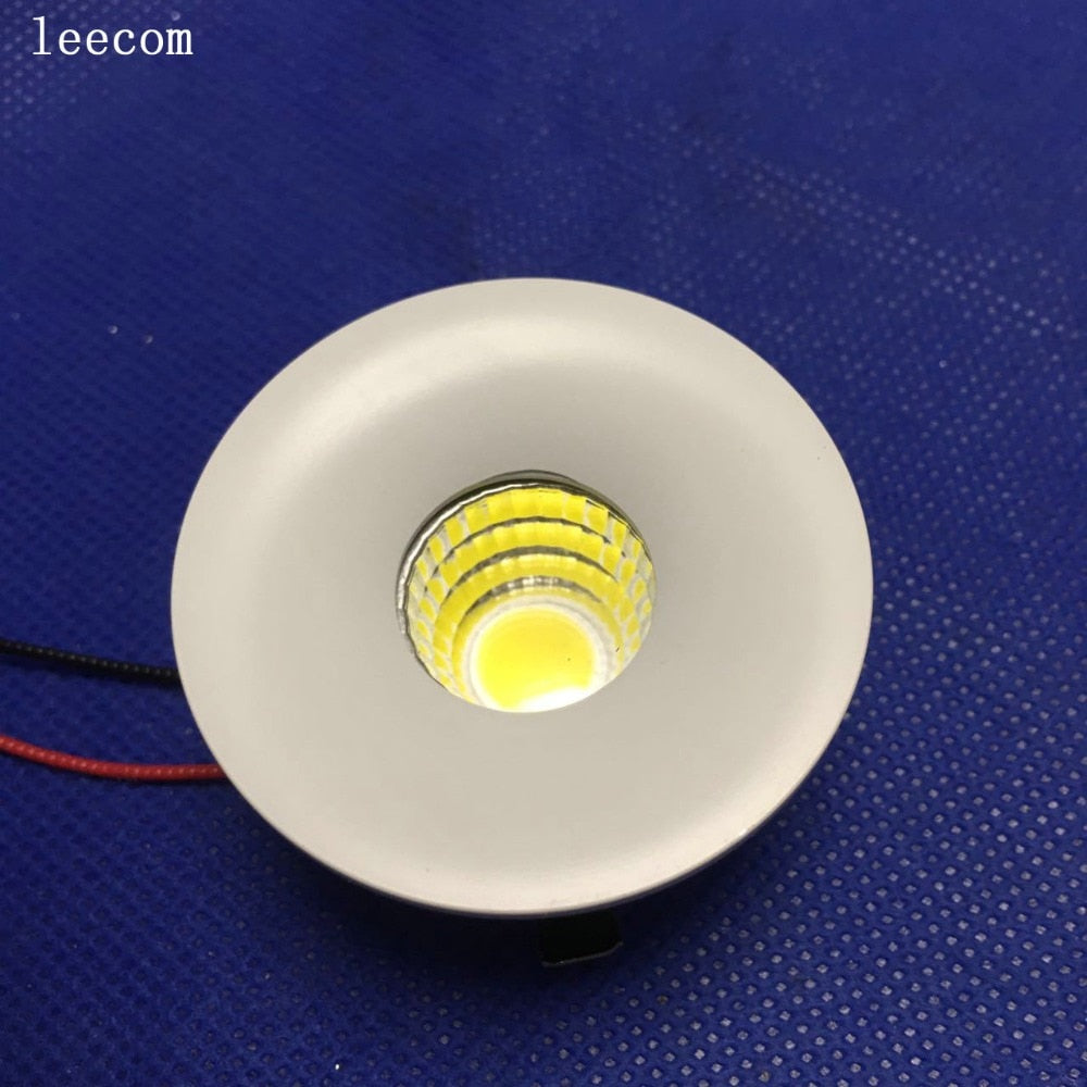 LED Downlight DC12V Rushed Real Luces Led20pcs/lot Mini Led Downlight White Round Ceiling Spot Lights Panel Light Recessed Aluminum Lamp Warm