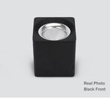 DBF Square White/Black No-Cut Surface Mounted Downlight High Power 10W 20W 30W Ceiling Spot Light 3000K/4000K/6000K AC110V 220V