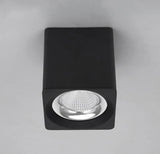 DBF Square White/Black No-Cut Surface Mounted Downlight High Power 10W 20W 30W Ceiling Spot Light 3000K/4000K/6000K AC110V 220V