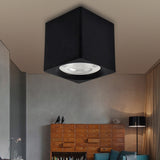 DBF Square White/Black No-Cut Surface Mounted Downlight High Power 10W 20W 30W Ceiling Spot Light 3000K/4000K/6000K AC110V 220V