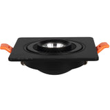 DBF Rotatable Angle LED Recessed Downlight 5W 7W 10W 12W 15W LED Ceiling Spot Light 3000K/4000K/6000K Black/White Housing Light