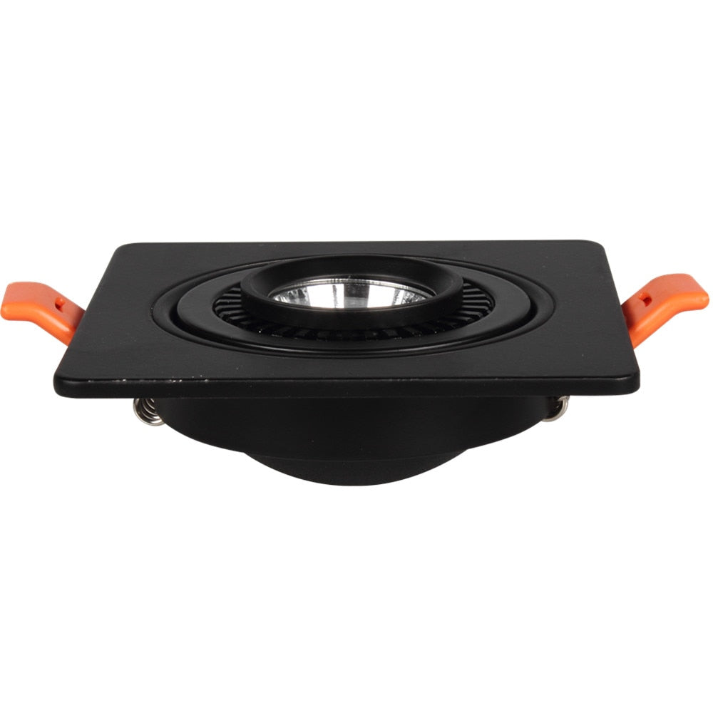 DBF Rotatable Angle LED Recessed Downlight 5W 7W 10W 12W 15W LED Ceiling Spot Light 3000K/4000K/6000K Black/White Housing Light