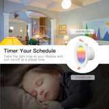 WiFi Smart LED Downlight Dimming Round Spot Light  7W RGB Color Changing 2700K-6500K Warm Cool light Work with Alexa Google Home