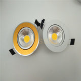 LED Round Downlight Dimmable Led downlight COB Ceiling Spot Light 3w 5w 7w 9w 12w LED ceiling recessed Light Indoor Lighting
