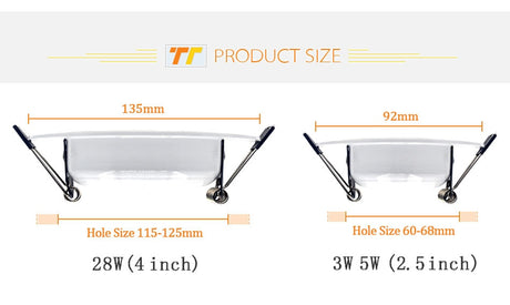 Dimmable Waterproof LED Recessed Downlight 5W 7W 9W 12W 15W LED Spot Light Ceiling Lamp Home Lighting AC 220V For Bathroom lamp