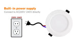 Dimmable Waterproof LED Recessed Downlight 5W 7W 9W 12W 15W LED Spot Light Ceiling Lamp Home Lighting AC 220V For Bathroom lamp