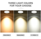 Square LED Downlight COB Recessed Lamp Round 15W 12W 7W IP65 Waterproof LED spot light for Bedroom Bathroom led down light lamp