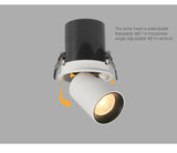 Aisilan LED Transformer downlight round extendable rotatable bendable recessed spot light COB AC90-260V