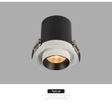 Aisilan LED Transformer downlight round extendable rotatable bendable recessed spot light COB AC90-260V