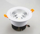 Round Dimmable Recessed COB LED Downlights 5W 7W 9W 12W 15W LED Ceiling Spot Lights AC85~265V LED Ceiling Lamps Indoor Lighting