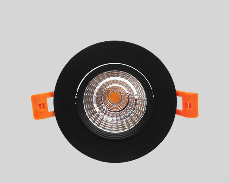 Round Dimmable Recessed COB LED Downlights 5W 7W 9W 12W 15W LED Ceiling Spot Lights AC85~265V LED Ceiling Lamps Indoor Lighting