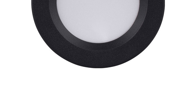 Round Surface Mounted LED Downlights 5W 7W 9W 12W Mounted Ceiling Lamps Spot Light 220V 110V Down Light black / white body