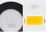 Round Surface Mounted LED Downlights 5W 7W 9W 12W Mounted Ceiling Lamps Spot Light 220V 110V Down Light black / white body
