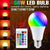 Led RGB Color Changing Lamp E27 Dimmable Led Light 220V Led RGBW Magic Bulb 5W 10W 15W Home Party Decor Lighting 110V Spot Lampa