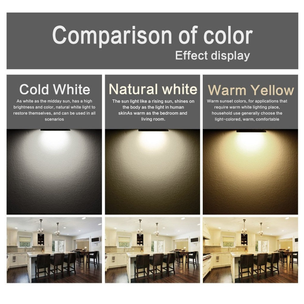 T-SUN Ultra-thin 8W Panel Light Round Square LED Ceiling Recessed Surface Mounted LED lamp