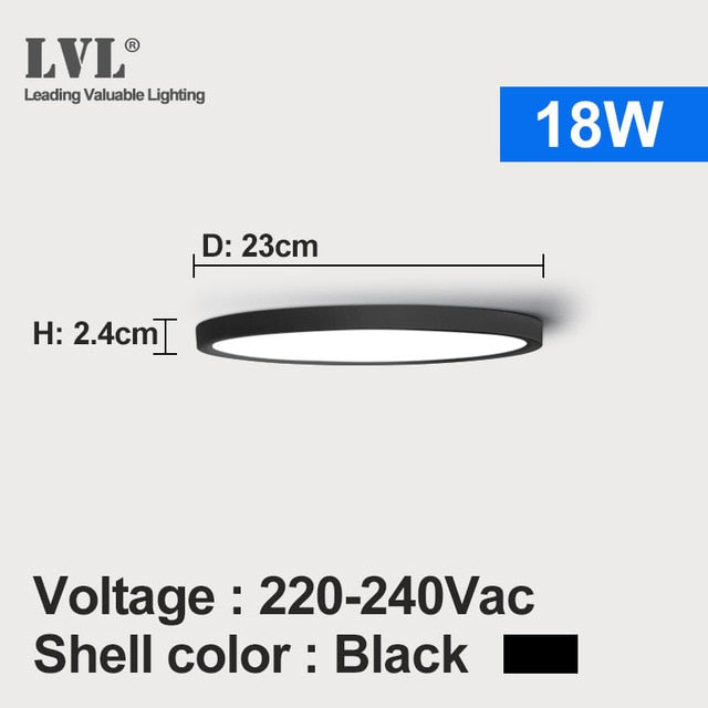 LED Downlight 12W 18W 24W 32W Modern Surface Mounted Downlights For Living room Kitchen Bedroom Bathroom Lamp