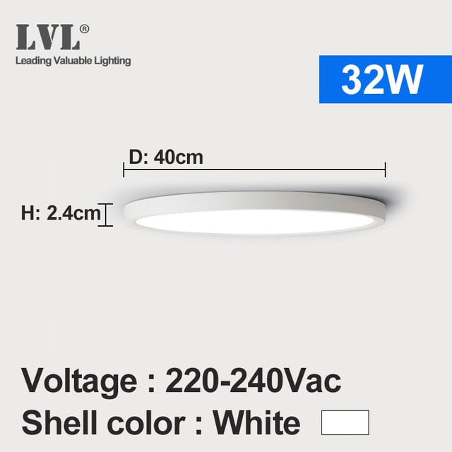 LED Downlight 12W 18W 24W 32W Modern Surface Mounted Downlights For Living room Kitchen Bedroom Bathroom Lamp