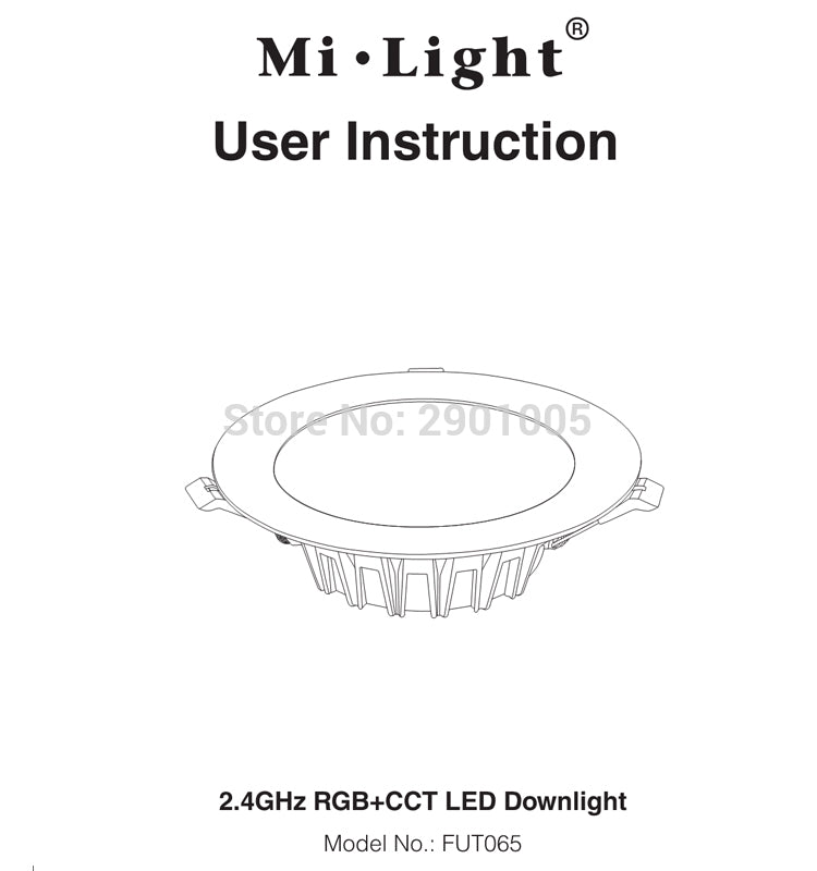 LED light Downlight dimmable smart Indoor living room light AC220V 18W RGB+CCT can Mobile phone/2.4G remote/wifi/voice control