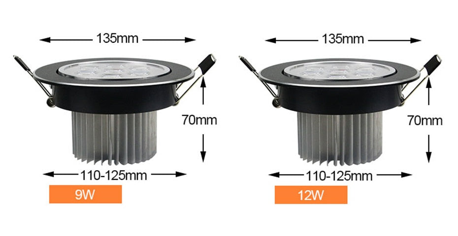 LED Downlight Dimmable Led Recessed Light Spot Led Ceiling Lamp 5W 7W Lighting For Living Room Dining Room Kitchen Bedroom