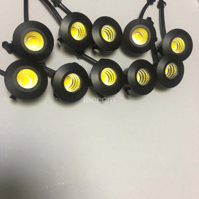 LED Downlight DC12V AC230V 3W new cob spot 10pcs Adjustable-pitch Led Down Light Energy Saving Spot Home Ceiling Downlight Mini Recessed Lamp