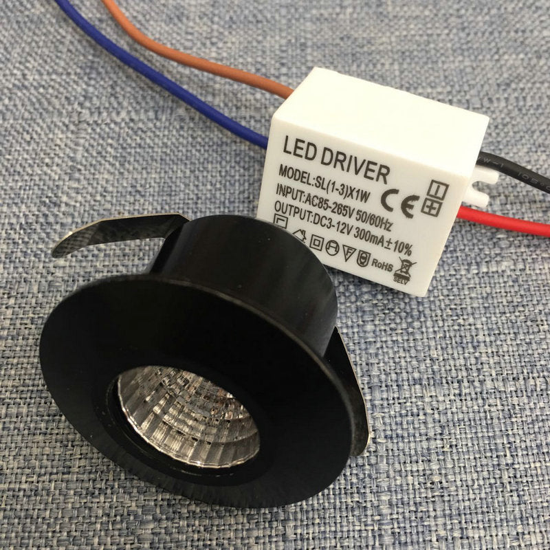 LED Downlight DC12V AC230V 3W new cob spot 10pcs Adjustable-pitch Led Down Light Energy Saving Spot Home Ceiling Downlight Mini Recessed Lamp
