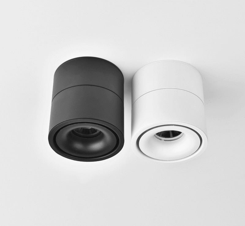 Folding Rotating Dimmable COB LED Downlights 9W 18W 24W 30W LED Ceiling Spot Lights AC85-265V LED Ceiling Lamps Indoor Lighting