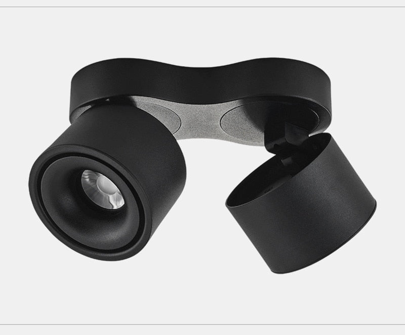 Folding Rotating Dimmable COB LED Downlights 9W 18W 24W 30W LED Ceiling Spot Lights AC85-265V LED Ceiling Lamps Indoor Lighting