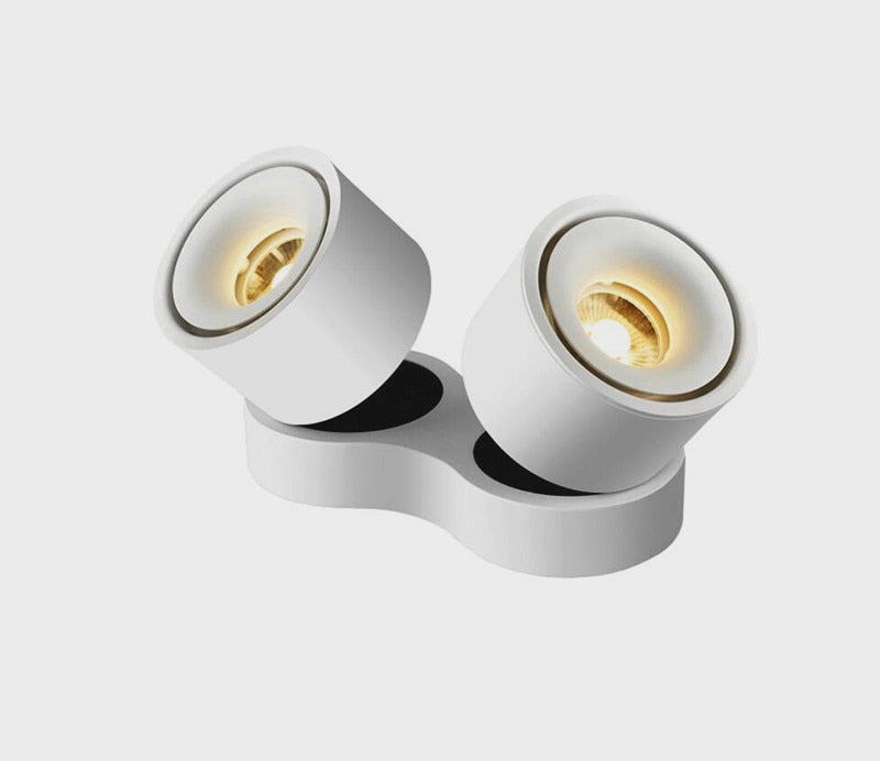 Folding Rotating Dimmable COB LED Downlights 9W 18W 24W 30W LED Ceiling Spot Lights AC85-265V LED Ceiling Lamps Indoor Lighting