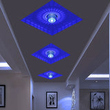 Novelty Recessed Led lamp Spot led downlight 220V 110V Colorful LED Bulb Spot Light For Living Room KTV Party Decoration Lamp