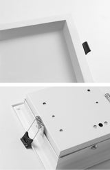 Ultra-Thin Square Recessed LED panel lights LED Ceiling Lights AC85-265V LED Downlights Warm/Cool White Indoor Lighting