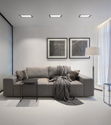 Ultra-Thin Square Recessed LED panel lights LED Ceiling Lights AC85-265V LED Downlights Warm/Cool White Indoor Lighting