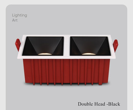 NO Dazzling Recessed LED Downlight Dimmable 24W 12W 7W COB LED Spot Lighting 220V 110V Recessed LED lamp for indoor Ceiling lamp