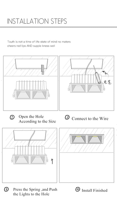 NO Dazzling Recessed LED Downlight Dimmable 24W 12W 7W COB LED Spot Lighting 220V 110V Recessed LED lamp for indoor Ceiling lamp