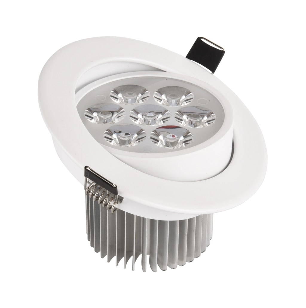 New 20pcs Dimmable Recessed led downlight 3W 4W 5W 7W dimming LED Spot light led ceiling lamp AC 110V 220V