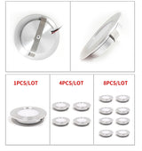 Spot LED ultra-thin 3W embedded small spotlight ceiling downlight 12V kitchen bathroom mirror headlights Built in spotlight