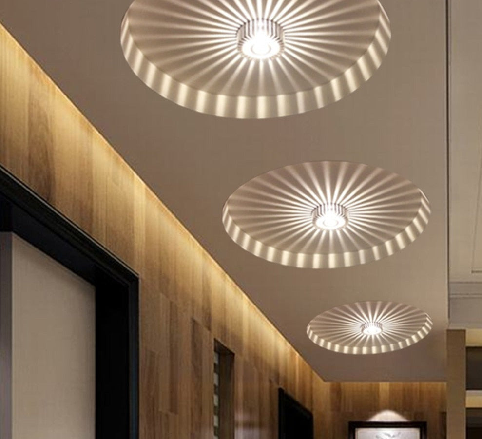 Modern Led Ceiling Lamp Recessed Led Downlight Artly Creative Spot Led Lights 3W Colorful Indoor Decorative Lighting AC110V 220V