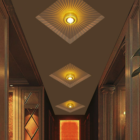 Modern Led Ceiling Lamp Recessed Led Downlight Artly Creative Spot Led Lights 3W Colorful Indoor Decorative Lighting AC110V 220V