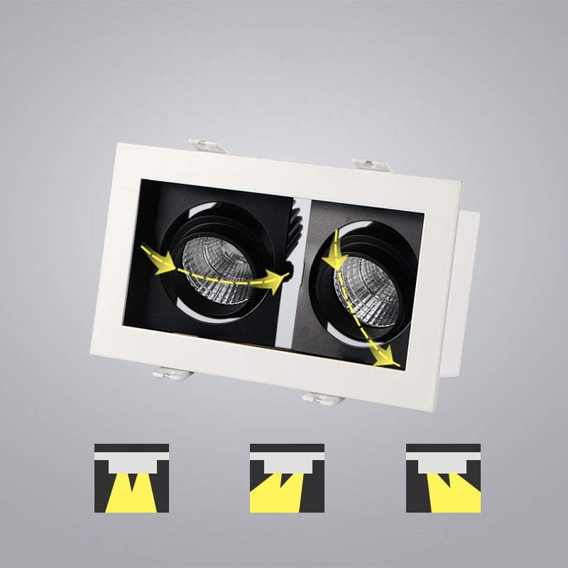 Energy Saving 10W 20W 30W AC110V-220V LED Cob Dimmable Ceiling Downlight Recessed LED Spot light LED For Home Lighting CE/ROHS