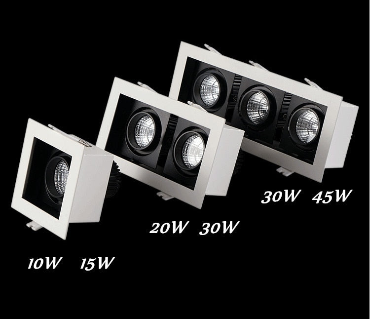 Energy Saving 10W 20W 30W AC110V-220V LED Cob Dimmable Ceiling Downlight Recessed LED Spot light LED For Home Lighting CE/ROHS