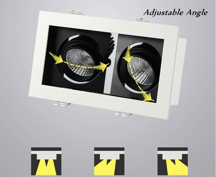 Energy Saving 10W 20W 30W AC110V-220V LED Cob Dimmable Ceiling Downlight Recessed LED Spot light LED For Home Lighting CE/ROHS