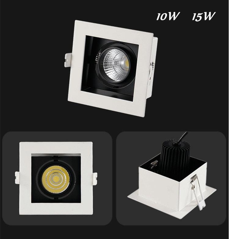Energy Saving 10W 20W 30W AC110V-220V LED Cob Dimmable Ceiling Downlight Recessed LED Spot light LED For Home Lighting CE/ROHS