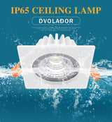 Square/Round LED COB Downlight IP65 Recessed Led Ceiling Lamp Waterproof Spot Led 5W 7W 9W Indoor Bathroom Balcony Light Fixture